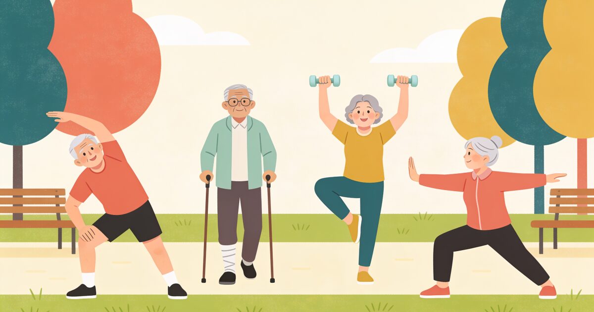 Exercises for Seniors: The Complete Guide by Goal (Balance, Strength, Heart, Flexibility)