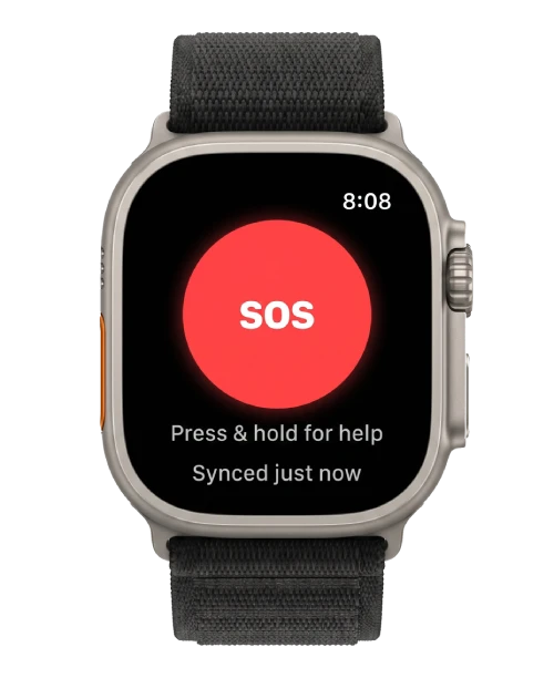 AssureOkay SOS feature on Apple Watch